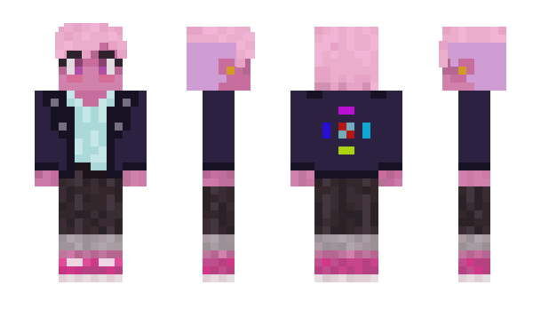 Minecraft skin FrauDeutsch