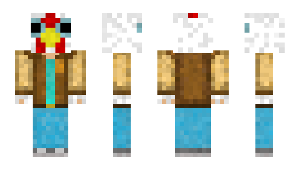 Minecraft skin Pelat