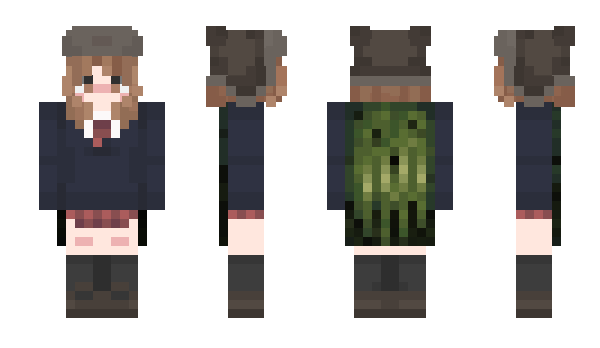 Minecraft скін по ніку nybii