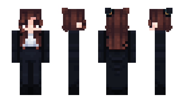 Minecraft skin Ange1Noir