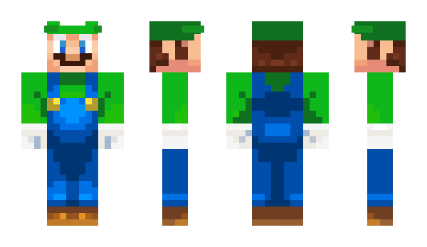 Minecraft skin Luigi20