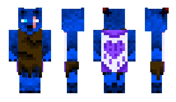 Minecraft skin Radiant_Bluewolf