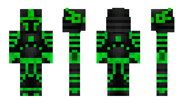 Minecraft skin GreenCommander