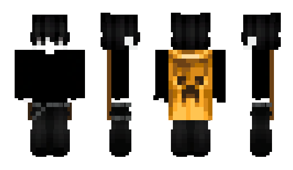 Minecraft skin BLACK_EXGF_GFALL