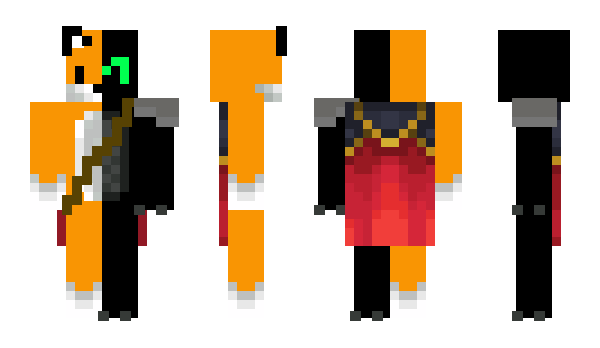 Minecraft skin FoxyDragon_HD