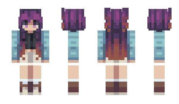 Minecraft скин по нику Papinha