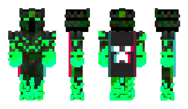 Minecraft skin HulkPL