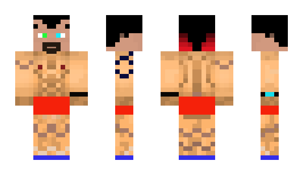 Minecraft skin kurouk