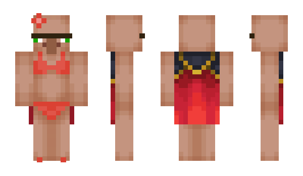 Minecraft skin Rikushou