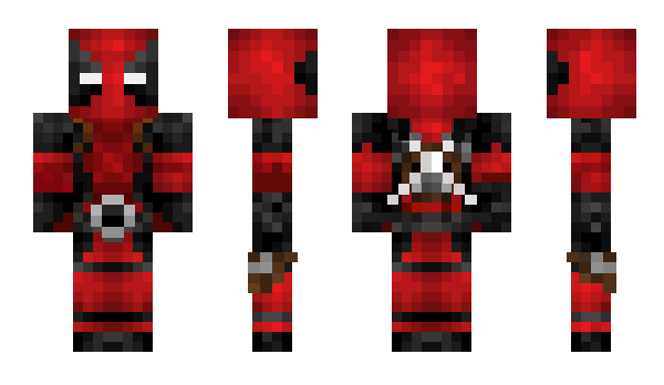 Minecraft skin M_deadpool