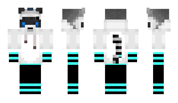 Minecraft скин по нику AndroidRakun177