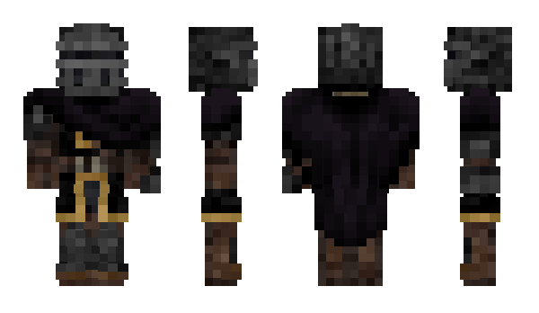 Minecraft skin PretoeBranco