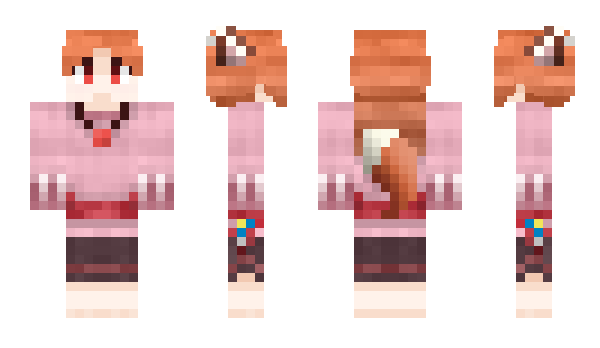 Minecraft skin holowolf