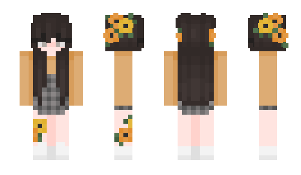 Minecraft skin CutiepieSamurai