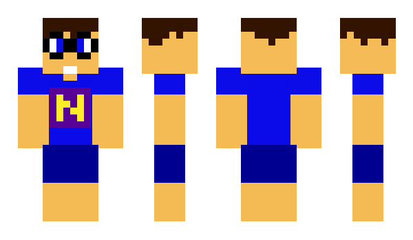 Minecraft скин по нику NerdPower