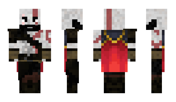 Minecraft skin kratos131