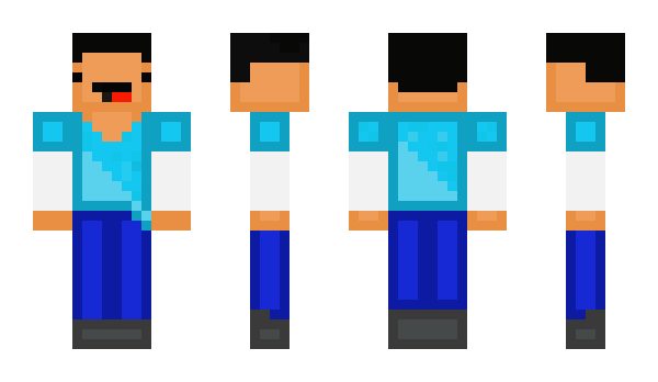 Minecraft skin BlueDogGuy