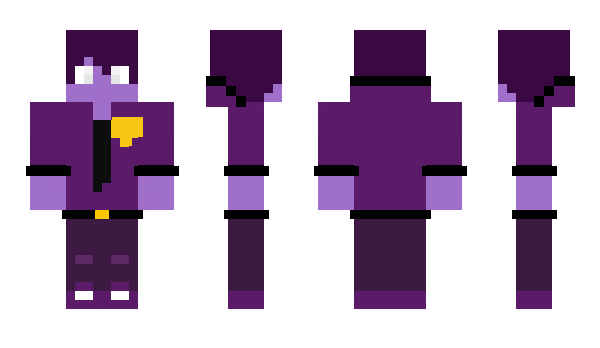 Minecraft skin purple_guy_fnaf