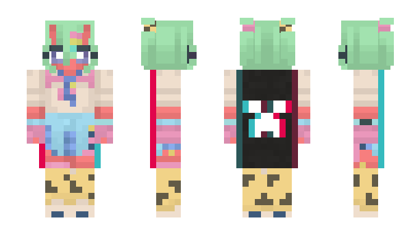 Minecraft skin Hiyachi