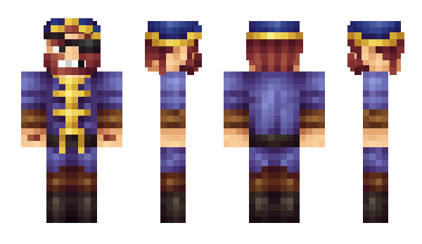 Minecraft skin PirateG