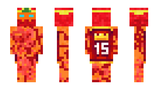 Minecraft skin VolcanosExplode