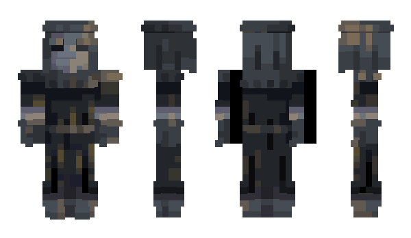 Minecraft skin Avanguard