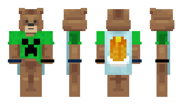 Minecraft скин по нику BearAc