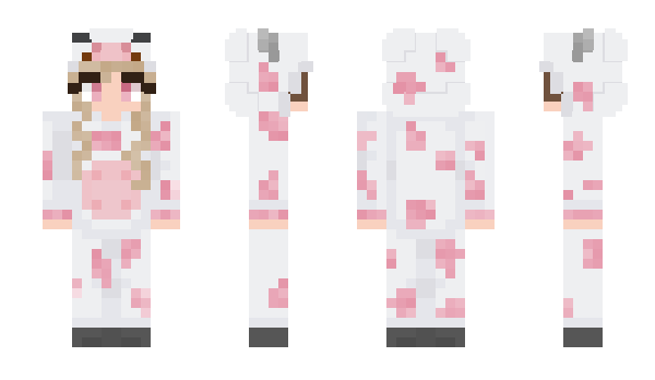Minecraft скин по нику Cow_Princess