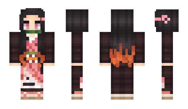 Minecraft skin Nakime