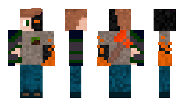 Minecraft skin OrangeTNT