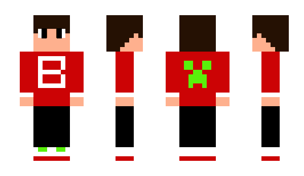 Minecraft скин по нику BNJB