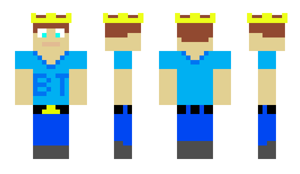 Minecraft скин по нику bluetack1king