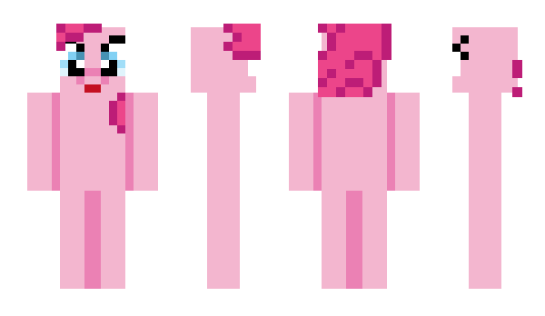 Minecraft skin PinkiePie_