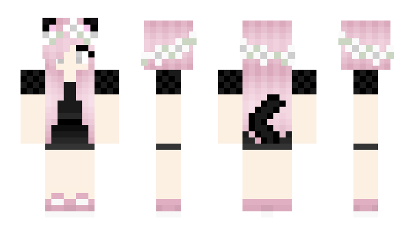 Minecraft skin Volchica