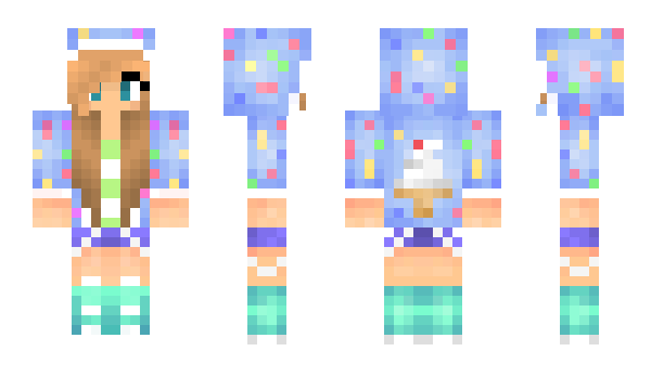 Minecraft skin Cavewoman