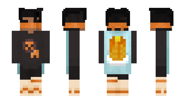 Minecraft скин по нику FlamesON