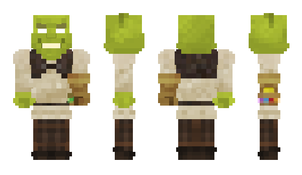 Minecraft skin Shrek23