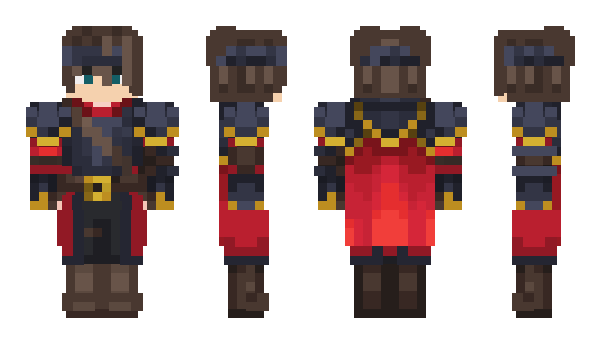 Minecraft skin mudVI