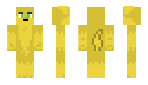 Minecraft skin GoldenWolfYT
