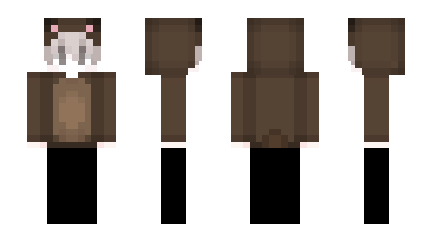 Minecraft skin tihenzyXcrnja