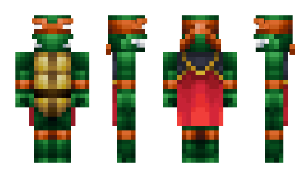 Minecraft skin GreenAdder