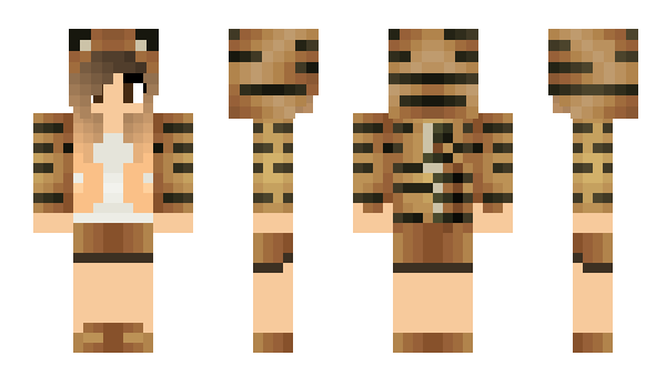 Minecraft skin Girafgirl