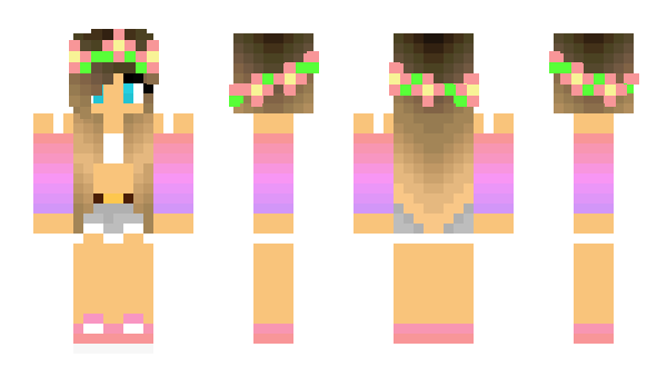 Minecraft skin Peixo