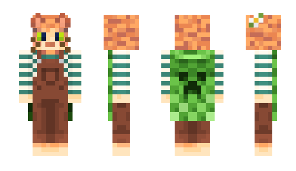 Minecraft скин по нику Junebug_Art