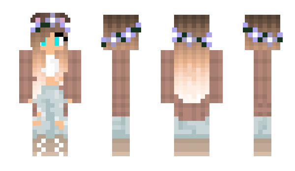 Minecraft skin Girl4ever