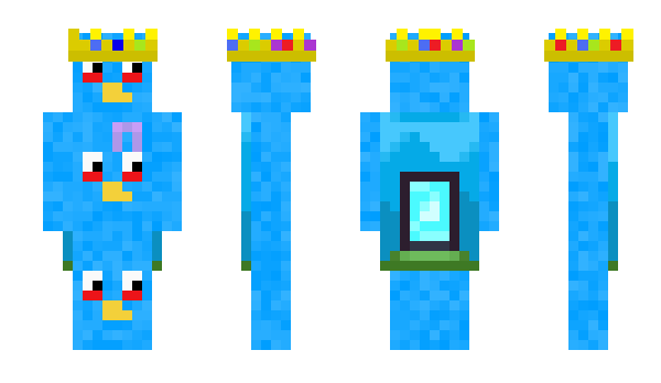 Minecraft скин по нику BluebirdMcpc