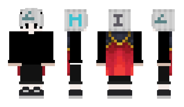 Minecraft skin HiHam