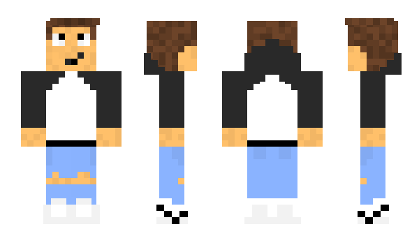 Minecraft skin Kjutso