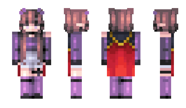 Minecraft skin DarkxQueen