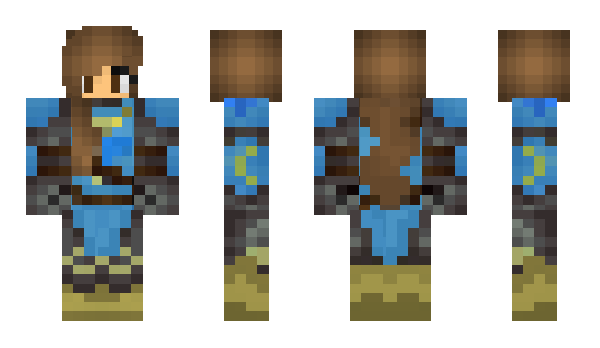 Minecraft skin _Ladyhawk_